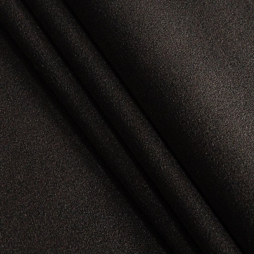 Lux Polyester Crepe Back Satin - Black - Isla Collection