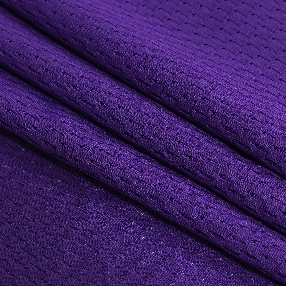Purple Coolmax Wicking Athletic Mesh