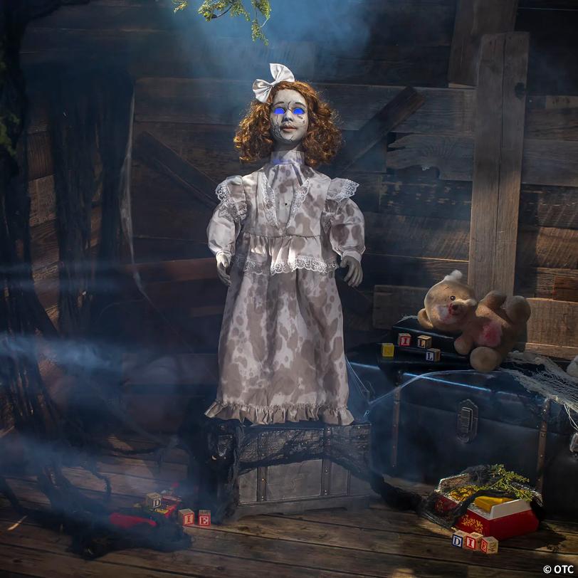 32" Animated Cracked Victorian Doll