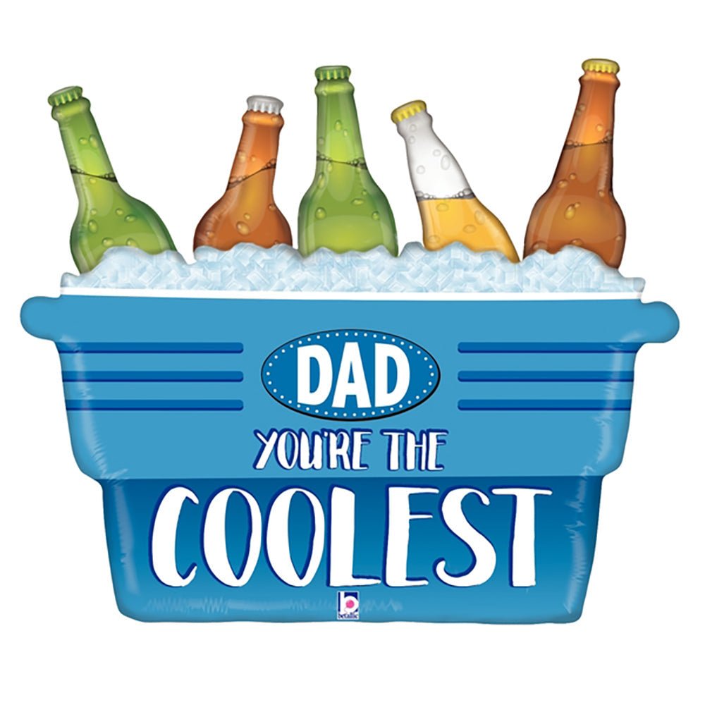 Foil Balloon Coolest Dad Cooler