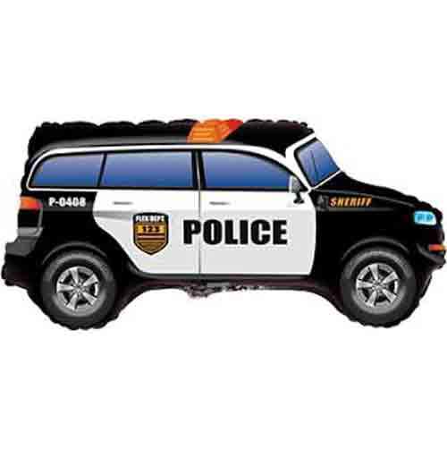 Police Car Foil Balloon 33 Inch