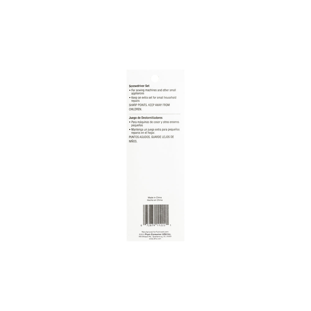 Dritz Screwdriver Set - 2 Flat 1 Phillips