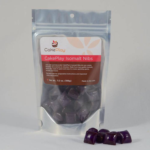 CakePlay Purple Isomalt Nibs, 7 Oz