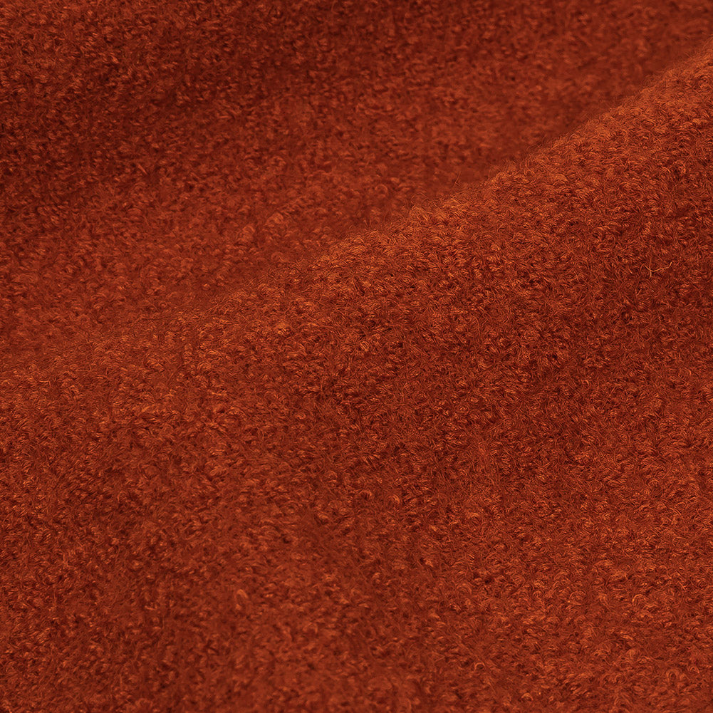 Boiled Wool Coating Fabric - Terracotta - Ketil Collection