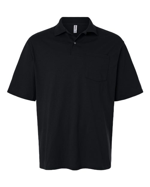 JERZEES® Men’s Dri-Power Polo with Pocket Moisture Wicking Performance T-Shirt