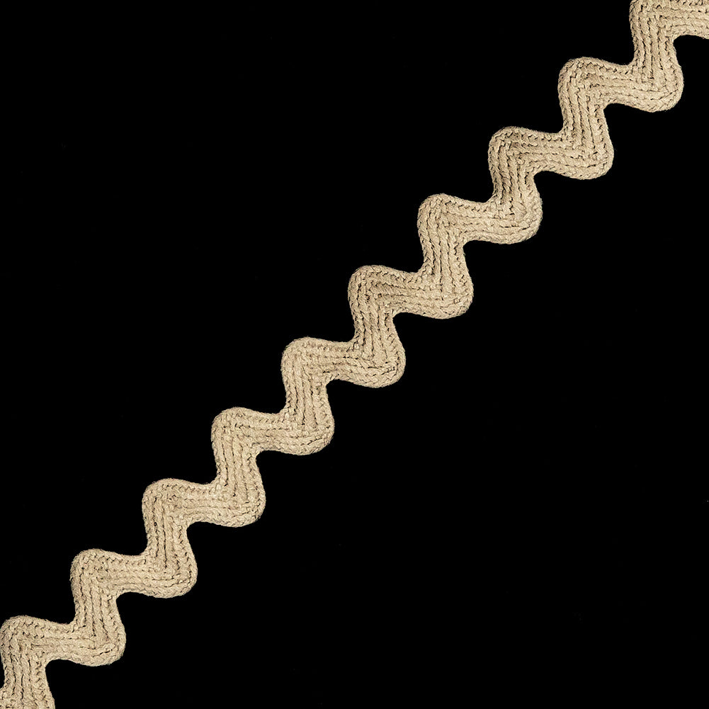 Beige Ric Rac Trimming - 0.375"