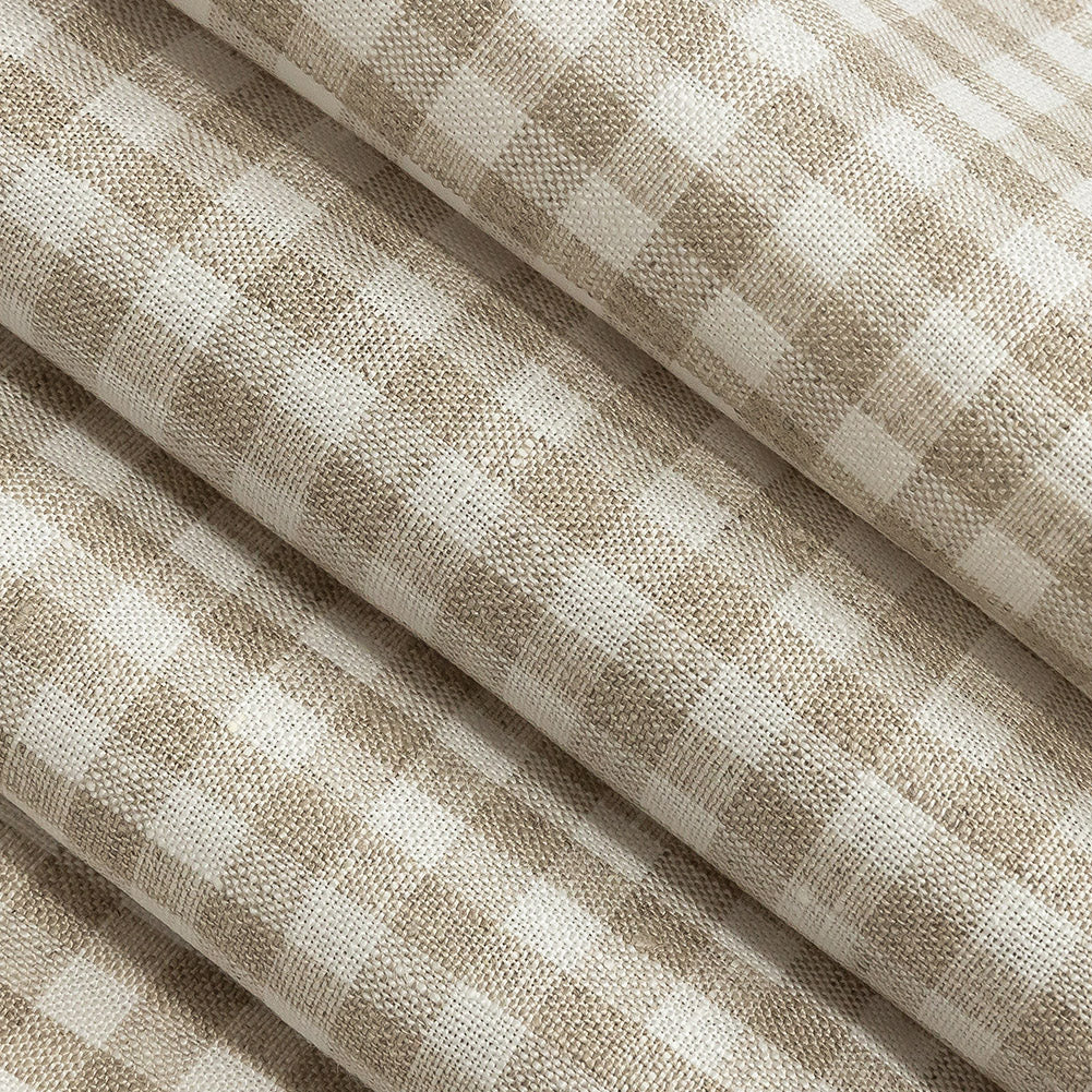 Linen Gingham - Natural and White - Torres Collection