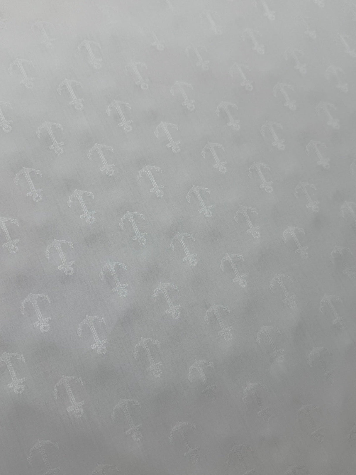 Cotton Fil Coupé Jacquard White