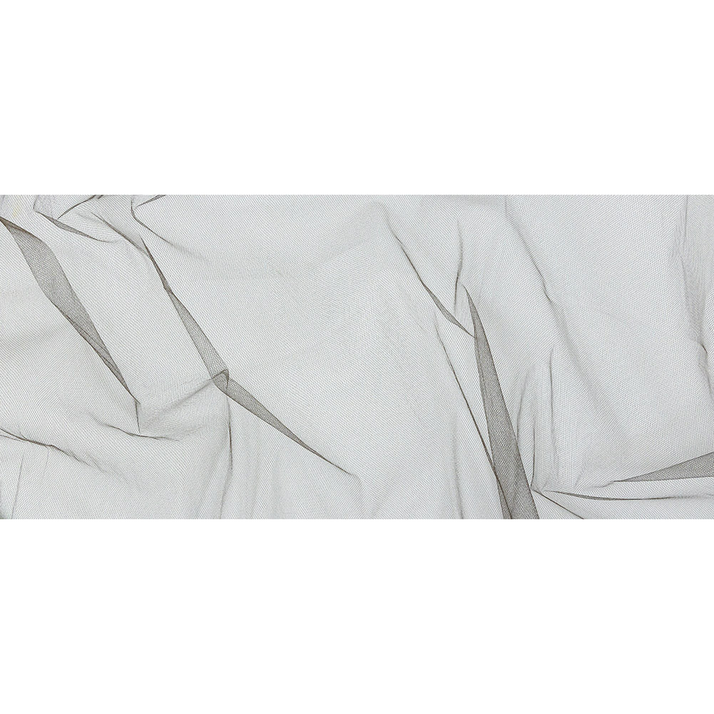 Oscar de la Renta Deep Brown Soft Nylon Tulle