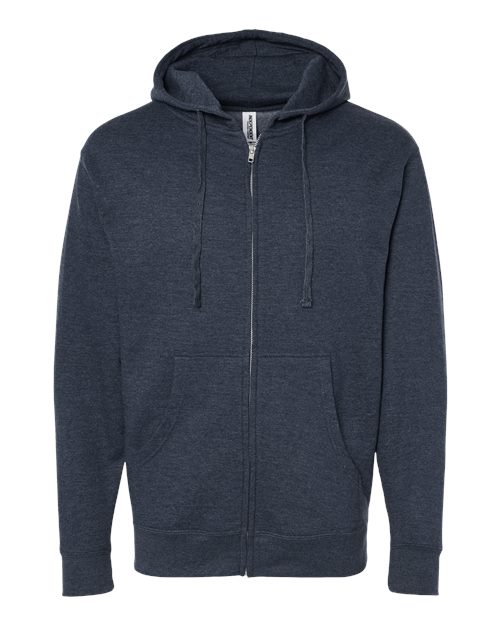 Independent Trading Co. Unisex Midweight Full-Zip Hooded Sweatshirt