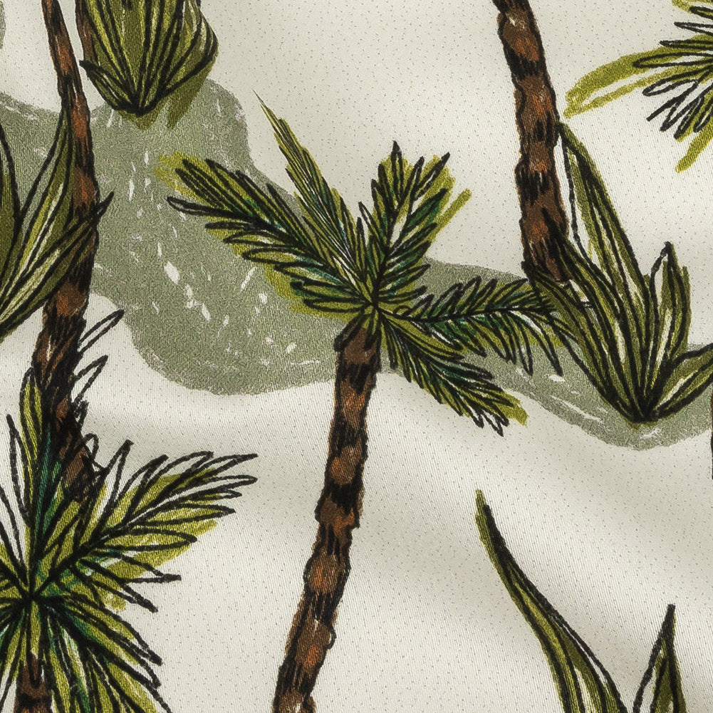 Mood Exclusive Ivory Island Oasis Stretch Cotton Sateen