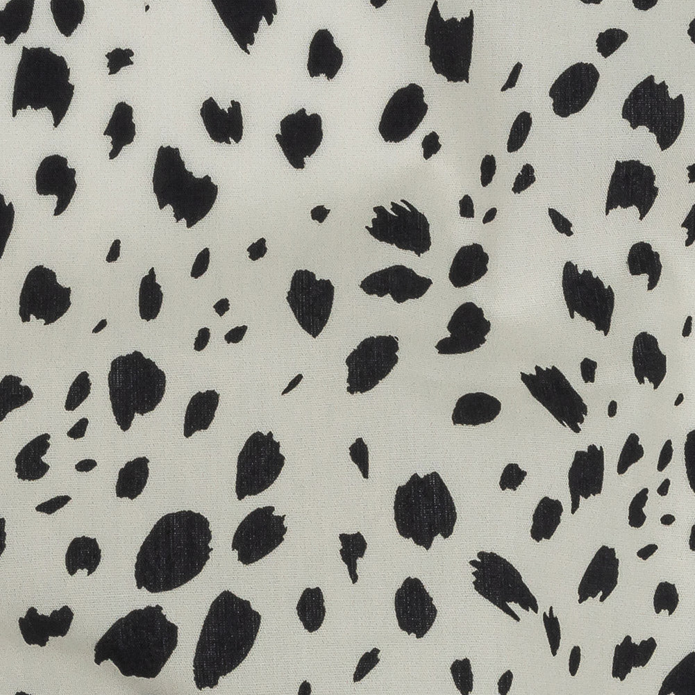 Mood Exclusive Off-White Dappled Daring Cotton Poplin