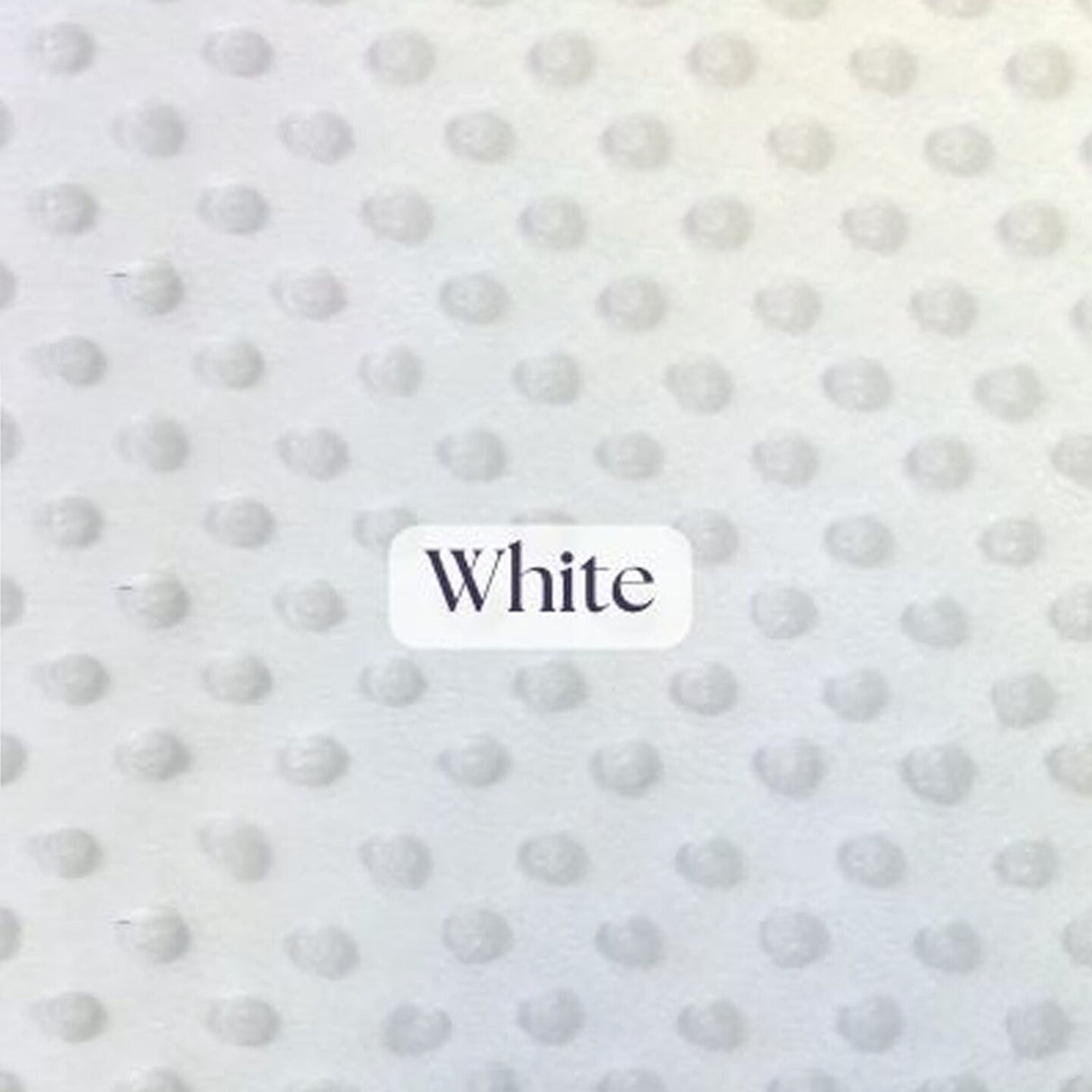 1 Yard Ultra Soft Minky Dot Fleece Plush Fabric 100 Percent Polyester for Crafts 60 Inch Width