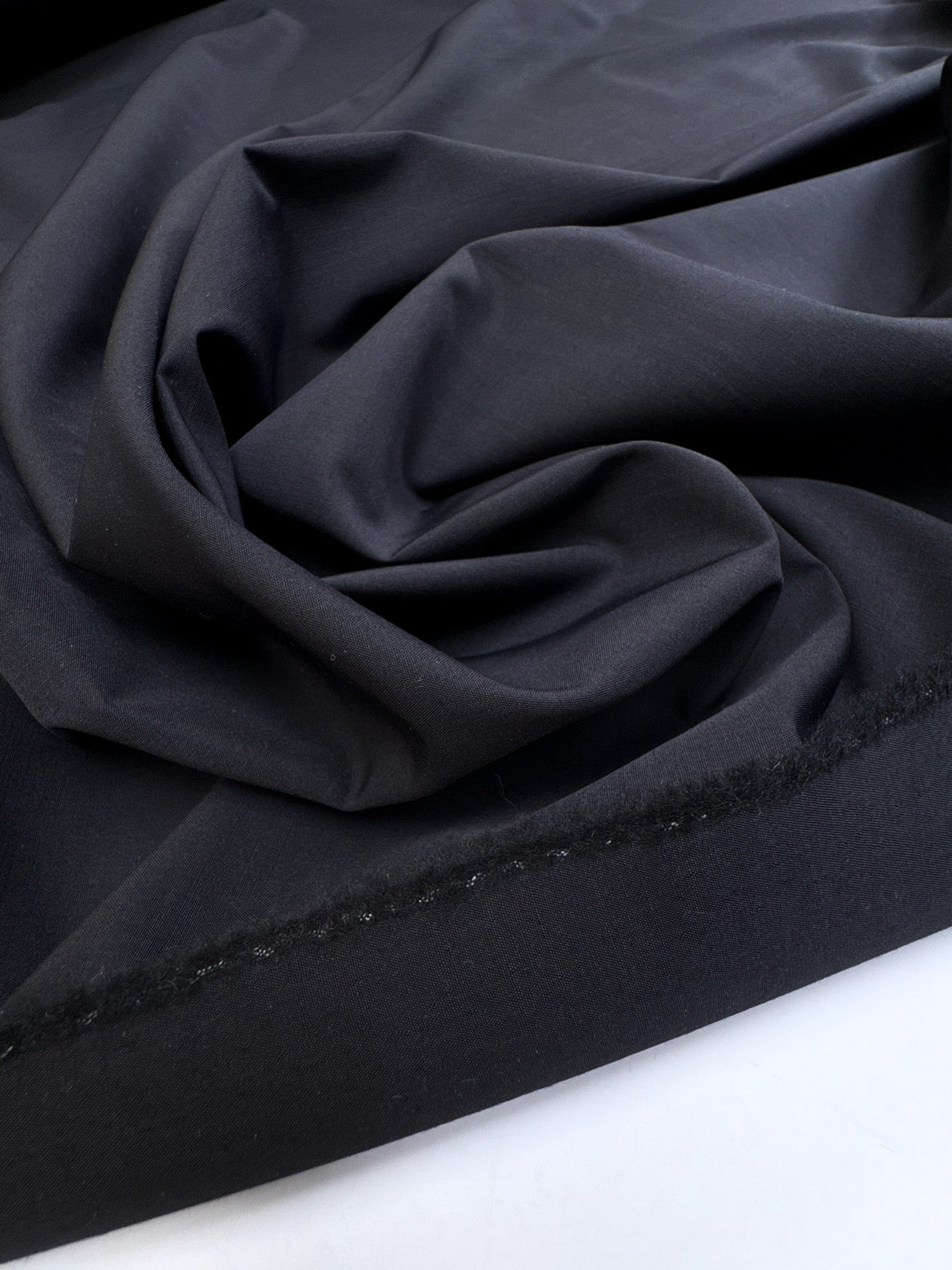Wool Polyamide Woven Black Gray
