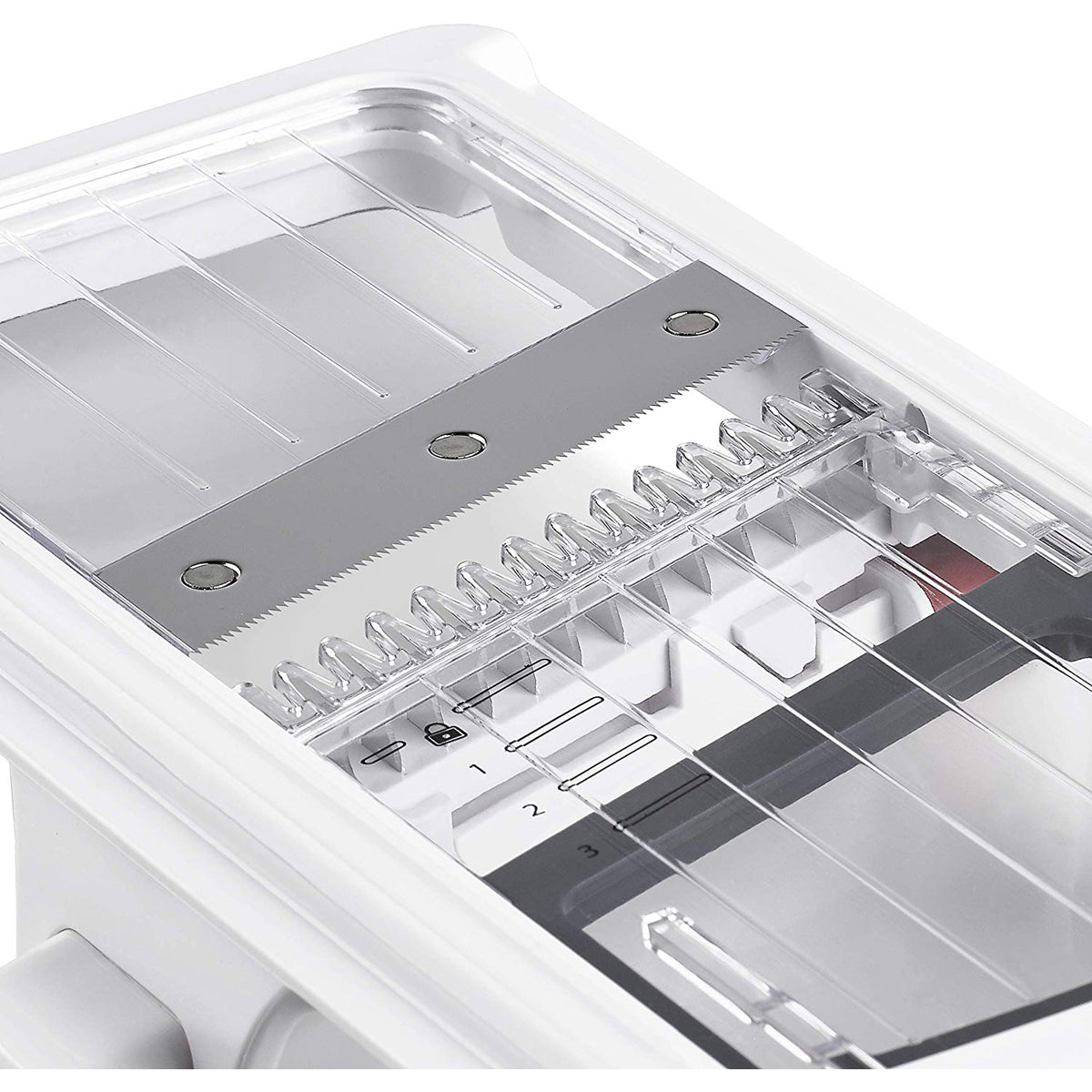Zyliss E900044U 13" Handheld Slicer, White/Red