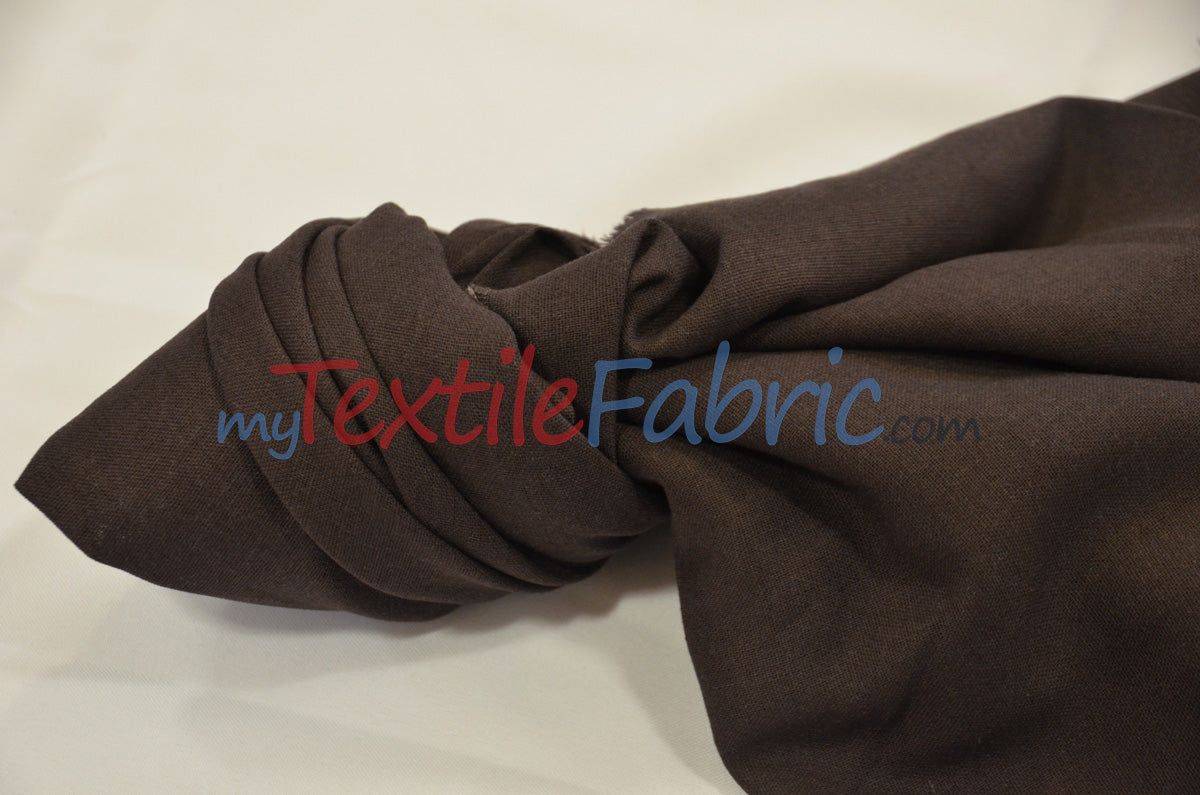 Rayon Linen Blend Fabric - Solid Colors, 52" Width (1 Yard)