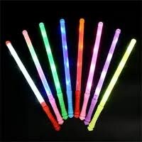 LED Clear Twisted Wands