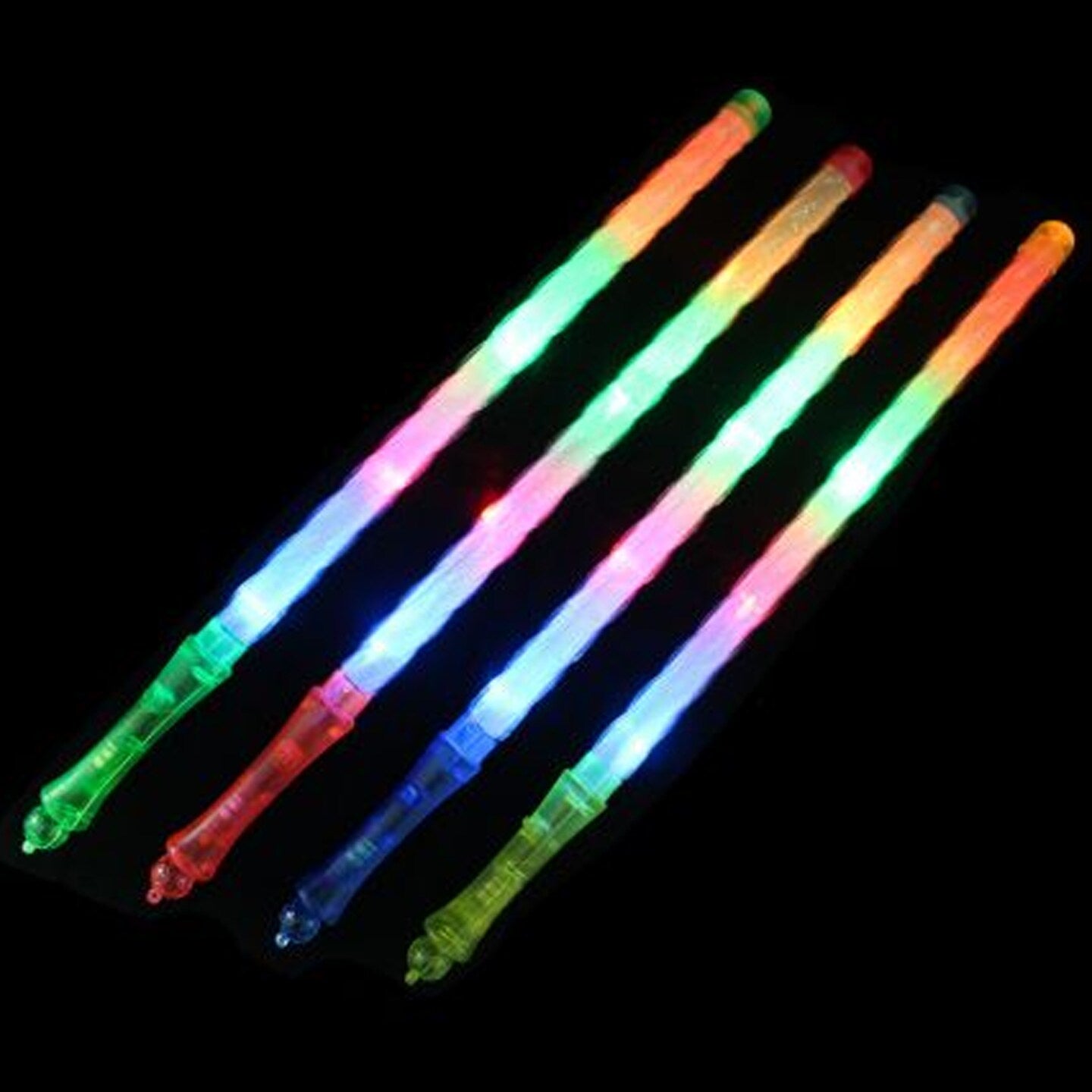 LED Clear Twisted Wands