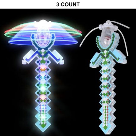 Light Up Pixel Spinner Wand