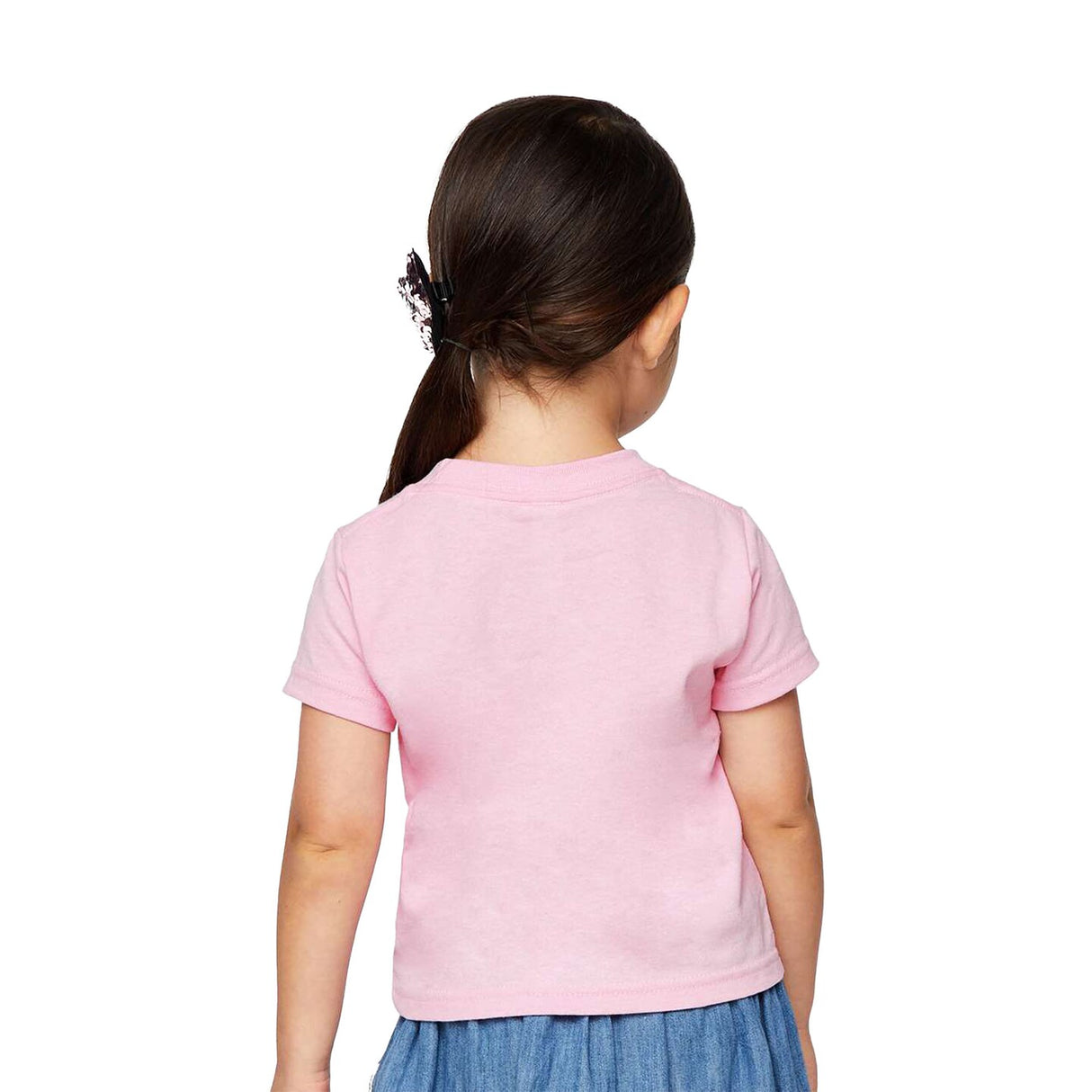 RADYAN® Toddler Cotton Jersey Crew Neck Short Sleeve Tee - 3301T