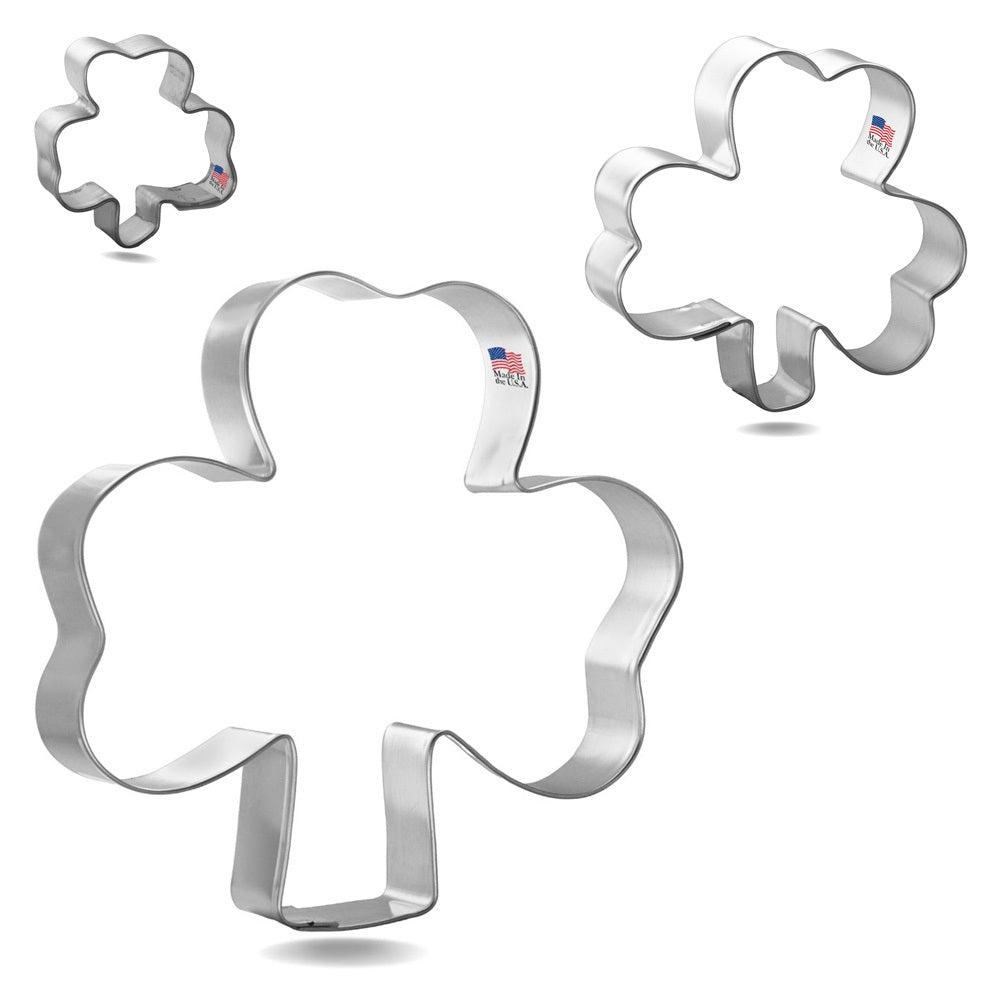 Shamrock Cookie Cutter 3 Pc Set HS0469