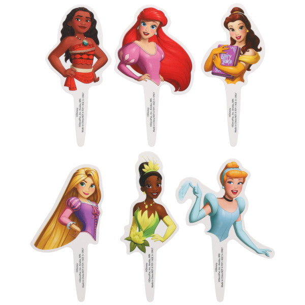 Disney Princess Cupcake Decorating Pics Toppers 12 set