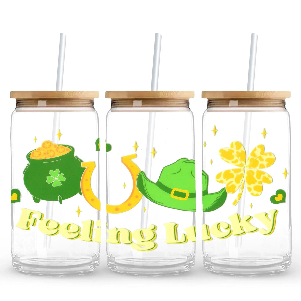 UV DTF Wrap - Feeling Lucky (9.7" x4.3")