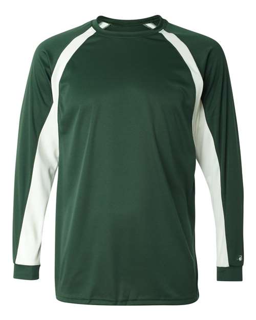 Badger Men's B-Core Hook Long Sleeve Performance T-Shirt