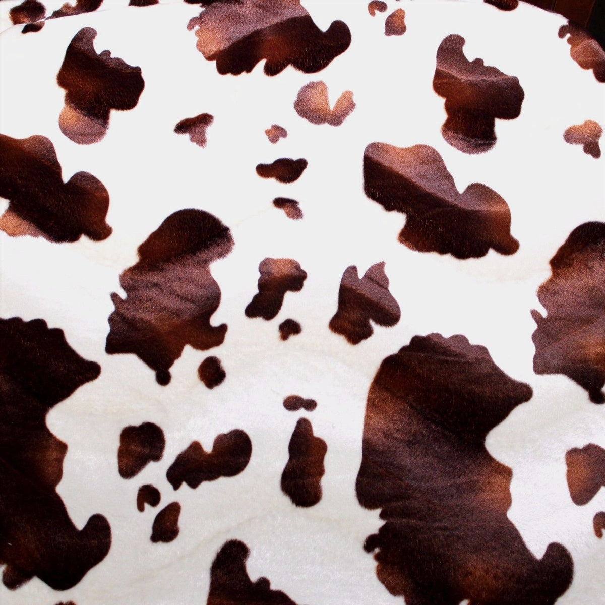 Faux Fur Cow Print Velboa Fabric