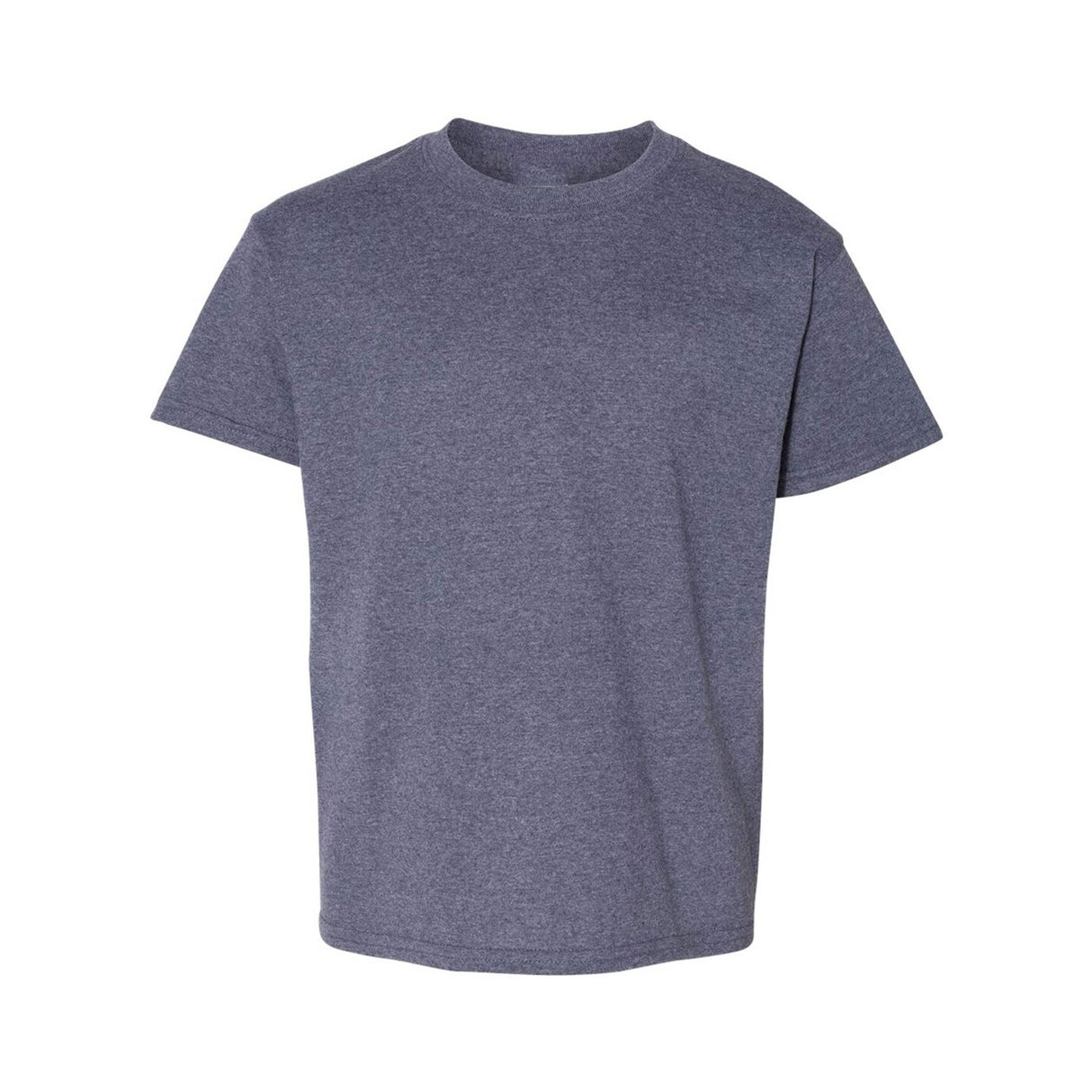 Youth Heavy Cotton Short Sleeve T Shirt | Breathable Durable Kids Cotton Tee | Classic Fit Everyday Youth Shirt