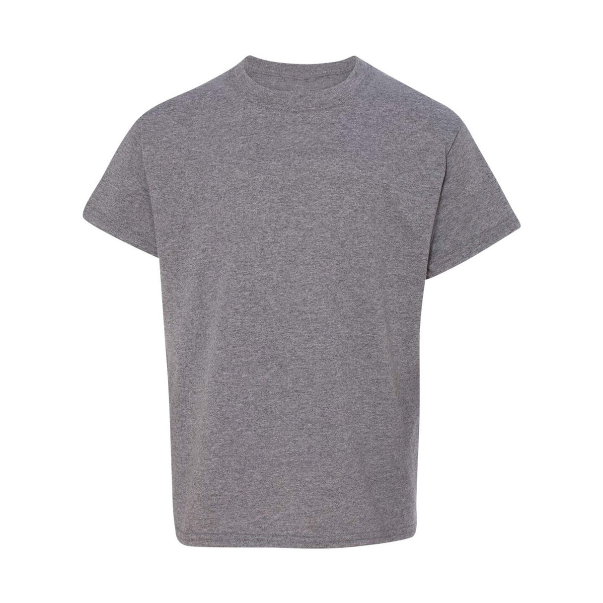 Youth Heavy Cotton Short Sleeve T Shirt | Breathable Durable Kids Cotton Tee | Classic Fit Everyday Youth Shirt