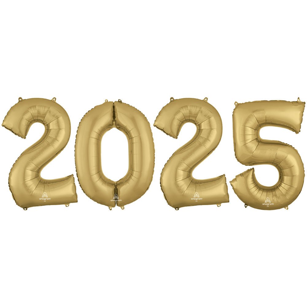 Foil Balloon 2025 Numbers Kit