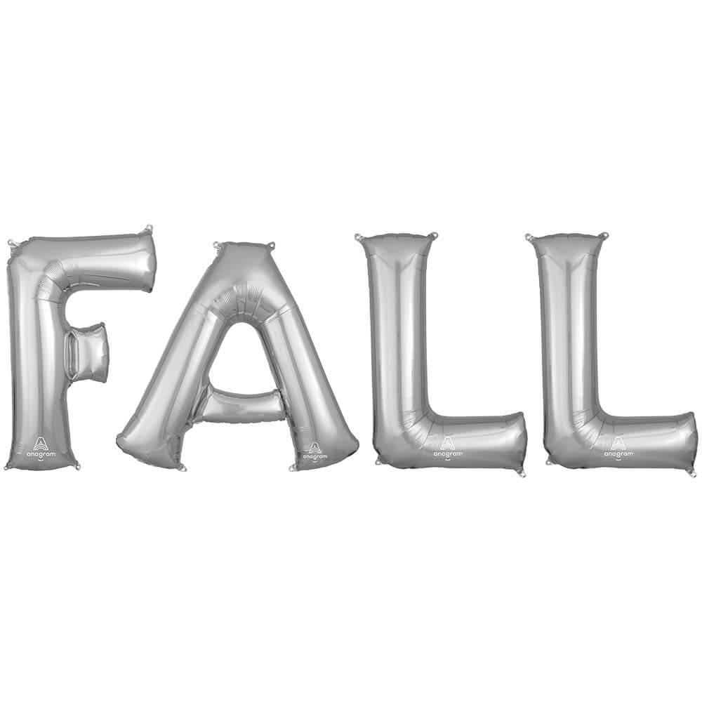 Foil Balloon FALL Letters Kit