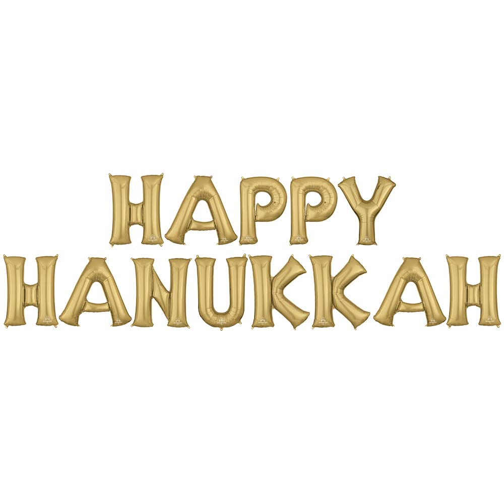 Hanukkah Foil Letter Kit 34 Inch
