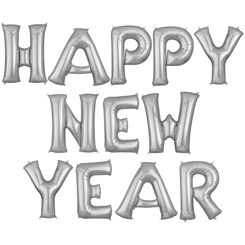 Foil Balloon Happy New Year Letters Kit