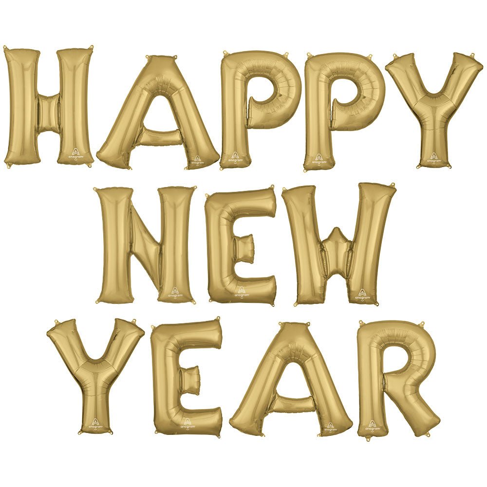 Foil Balloon Happy New Year Letters Kit