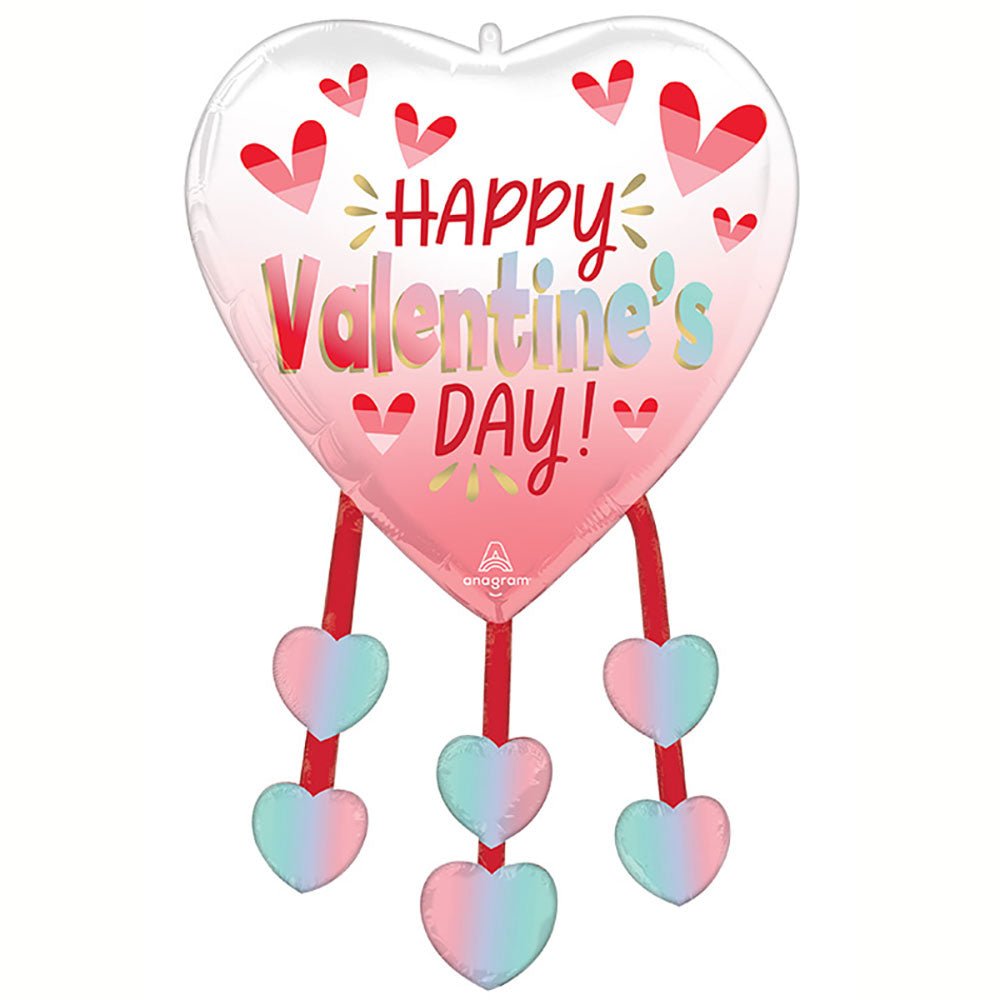 Valentine's Day Heart Foil Balloon