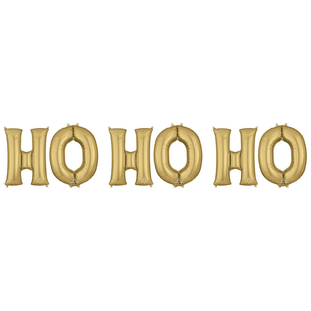 Foil Balloon HO HO HO Letters Kit