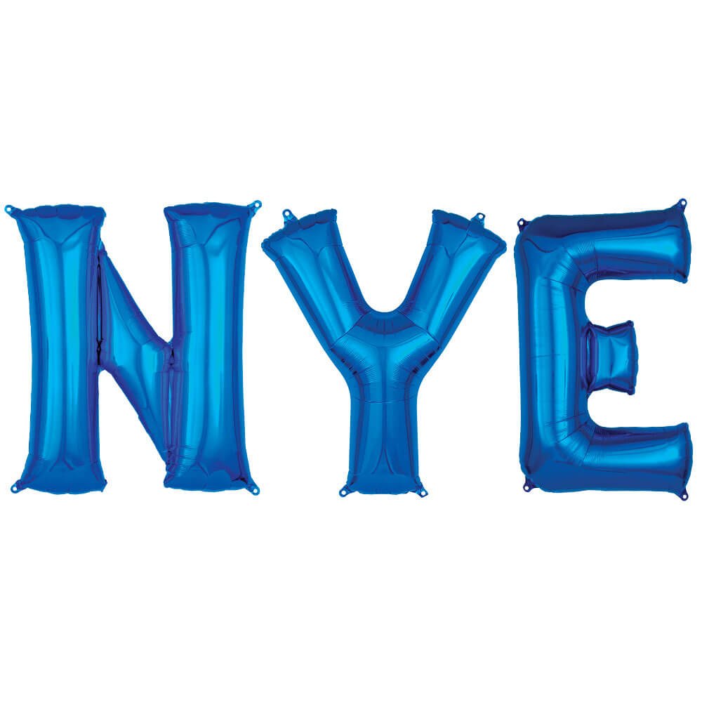 NYE Letter Kit Foil Balloon