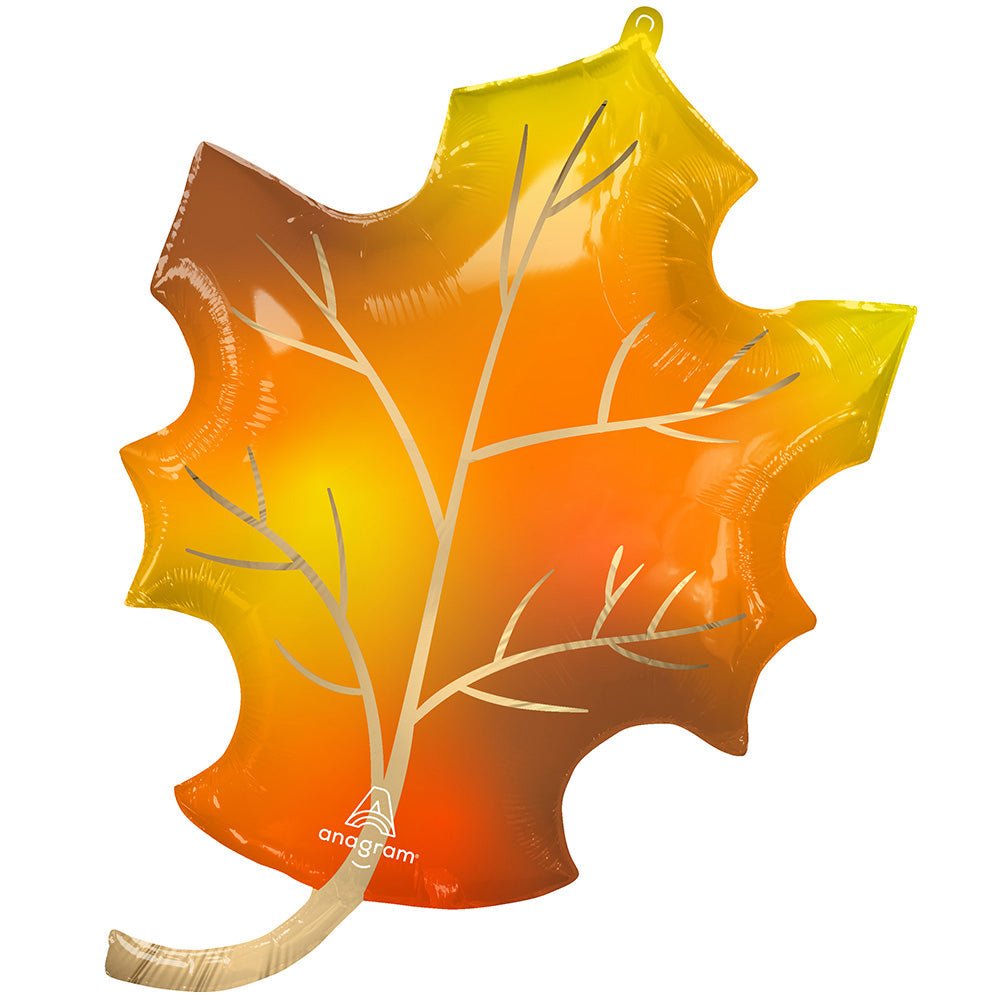 Fall Leaf Foil Balloon