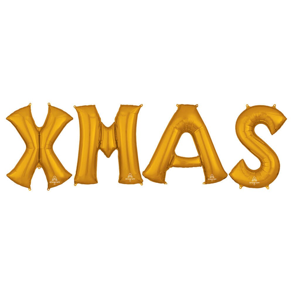 Foil Balloon XMAS Letters Kit
