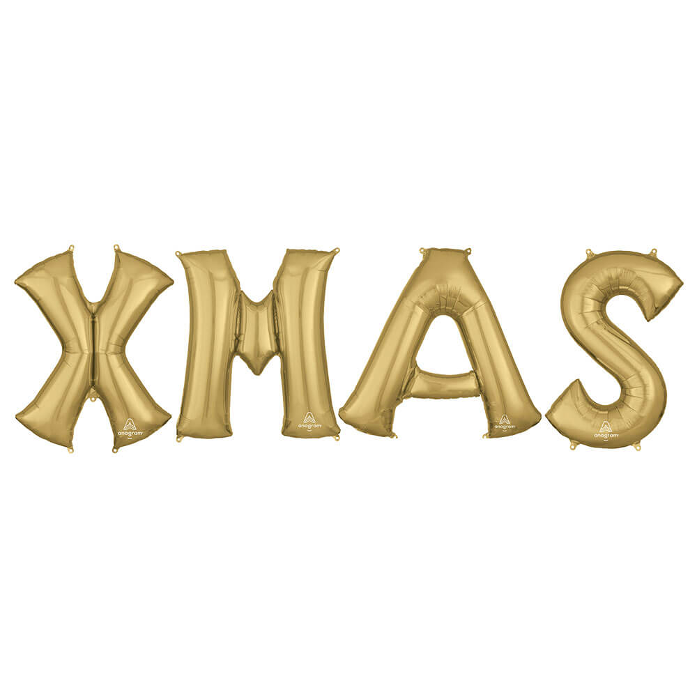 Foil Balloon XMAS Letters Kit