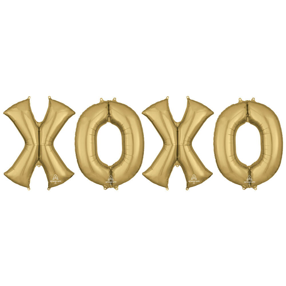 Foil Balloon XOXO Letters Kit