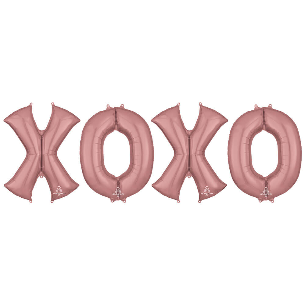 Foil Balloon XOXO Letters Kit