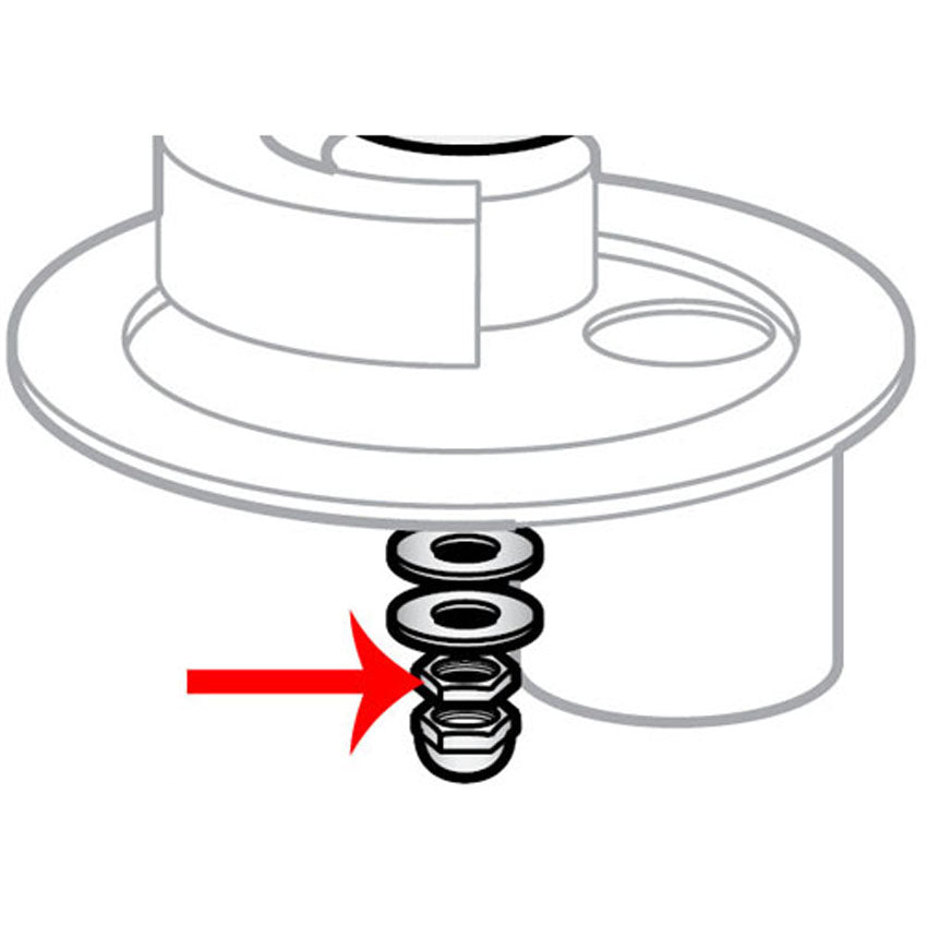 Special Nut For Hobart Mixers A120 A200 OEM # 10928-2