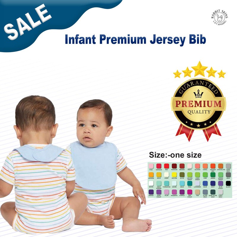 RADYAN® Infant Premium Jersey Bib