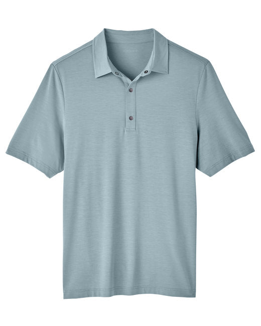 North® End Men's JAQ Snap-Up Stretch Performance Polo