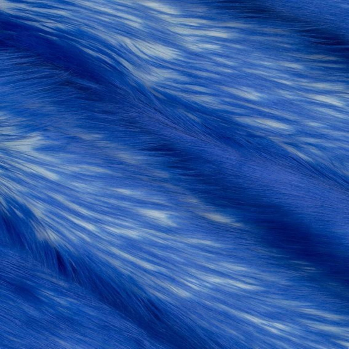 Snow Luxury Two Tone Shaggy Faux Fur Fabric - Acrylic Polyester Faux Fur Fabric, Two Tone Shaggy, 60" Width (1 Yard)