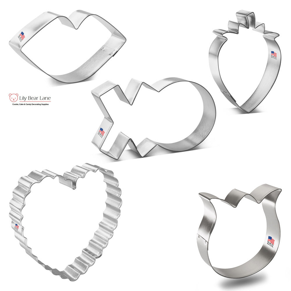 Valentine Cookie Cutter 5 Pc Set HS0524