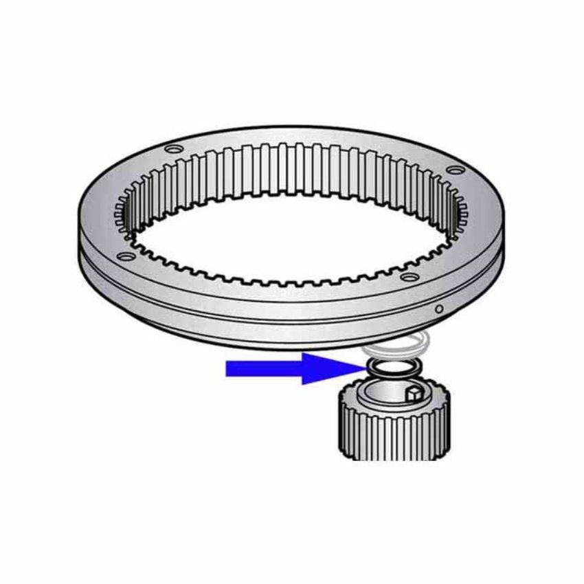 Agitator Shaft Retaining Ring For Hobart Mixer Planetary Units H600, L800, M802 OEM # RR-005-08